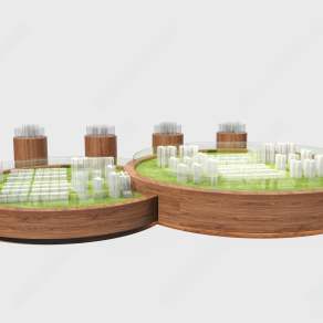 现代沙盘3D模型下载